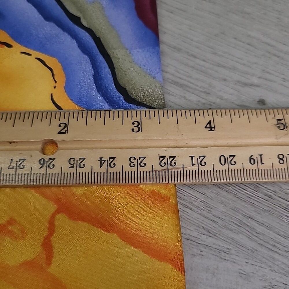 Jerry Garcia Liquid Torso Collection Fifty-Three Multicolor Artistic Mens Tie - Picture 4 of 5